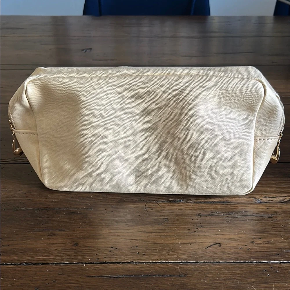 Cream and Pink Kids Bath Pouch